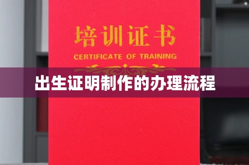 美溪出生证明制作的办理流程