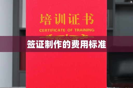 美溪签证制作的费用标准