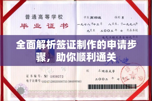 美溪全面解析签证制作的申请步骤，助你顺利通关
