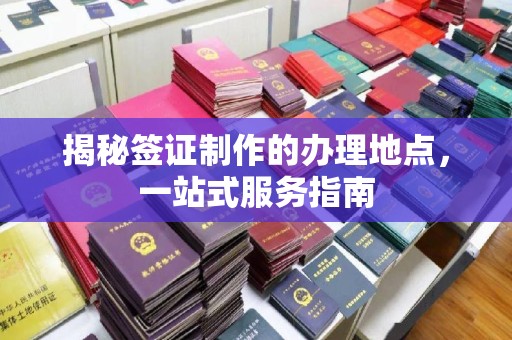 美溪揭秘签证制作的办理地点，一站式服务指南