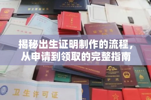 美溪揭秘出生证明制作的流程，从申请到领取的完整指南